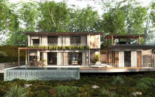 Stylish 3 Bed Luxury Sea View Villas for Sale in Bophut