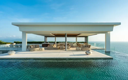 Infinity pool ocean view luxury villa Koh Samui Thailand