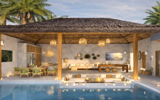 Bali Style 3 Bed Beachfront Pool Villa in Hua Thanon