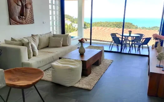 Modern 2 Bedroom Sea View Pool Apartment in Lamai