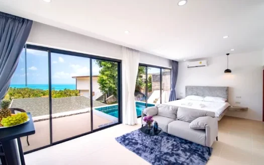 Beautiful 1 Bed Sea View Studio Apartment in Lamai