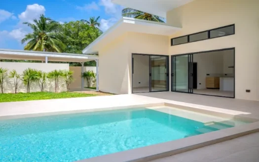 New Modern 3 Bed Pool Villas for Sale in Maenam