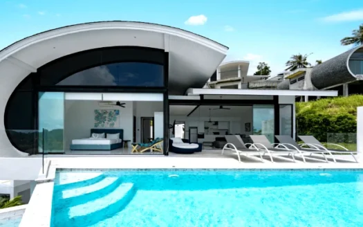 Stylish 3 Bed Luxury Sea View Villa in Chaweng Noi