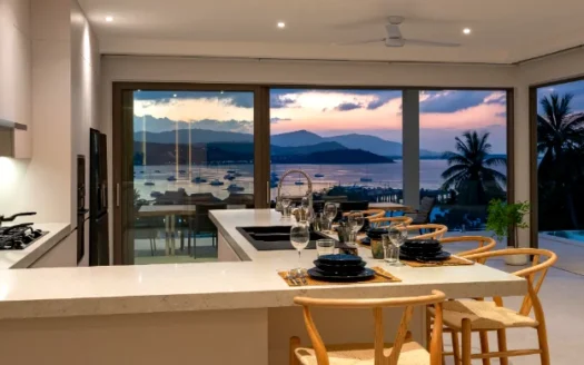 Beautiful 4 Bed Sunset Sea View Villa in Bangrak