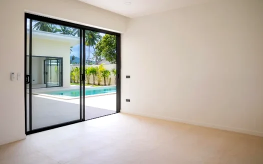 New Modern 3 Bed Pool Villas for Sale in Maenam