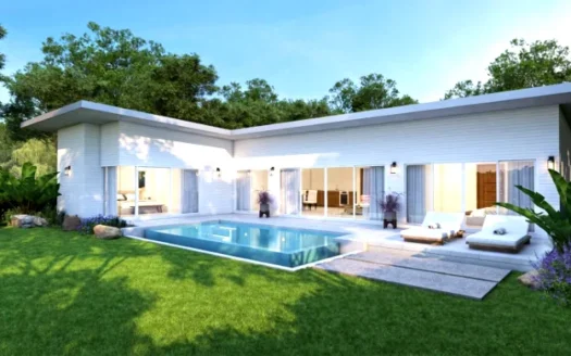 Modern 3 Bed Garden Pool Villas for Sale in Chaweng