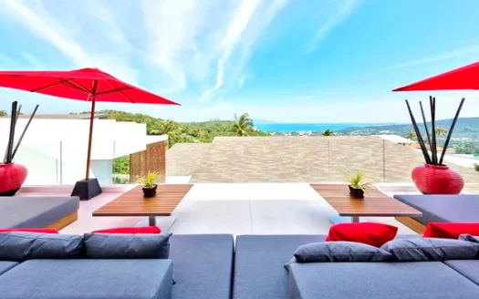Iconic 6 Bed Luxury Sea view Villa Resort in Bophut