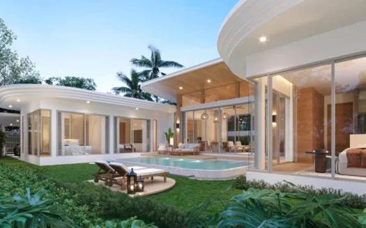 New Luxury 4 Bedroom Pool Villas for Sale in Bophut