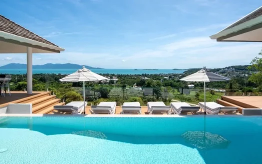 Luxury 5 Bedroom Sea View Villa for Sale in Bophut Hills