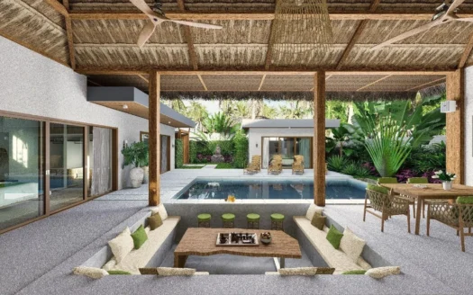 Balinese 3 Bed Beachfront Villa for Sale in Hua Thanon