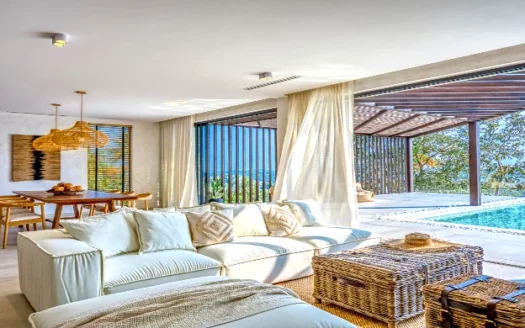 Zen Style 3 Bed Sea-view Pool Villas in Chaweng Noi — ฿25M
