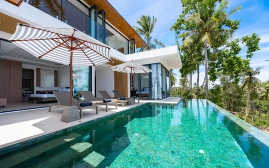 Modern 3-5 Bedroom Sea View Villas for Sale in Maenam